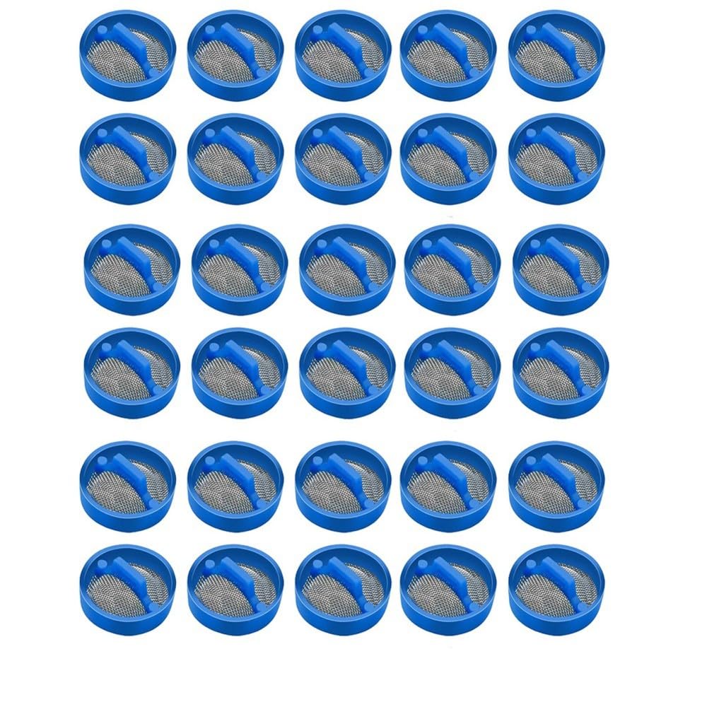 Aundhegrtt Washer Filter Hose, 30Pcs Washing Machine Water Filter, Water Inlet Valve Replacement Parts