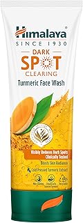 Himalaya Dark Spot Clearing Turmeric Face Wash For glowing skin with Niacinamide Suitable for all skin types Clinically Tested Soap Free For Men & Women 100ml