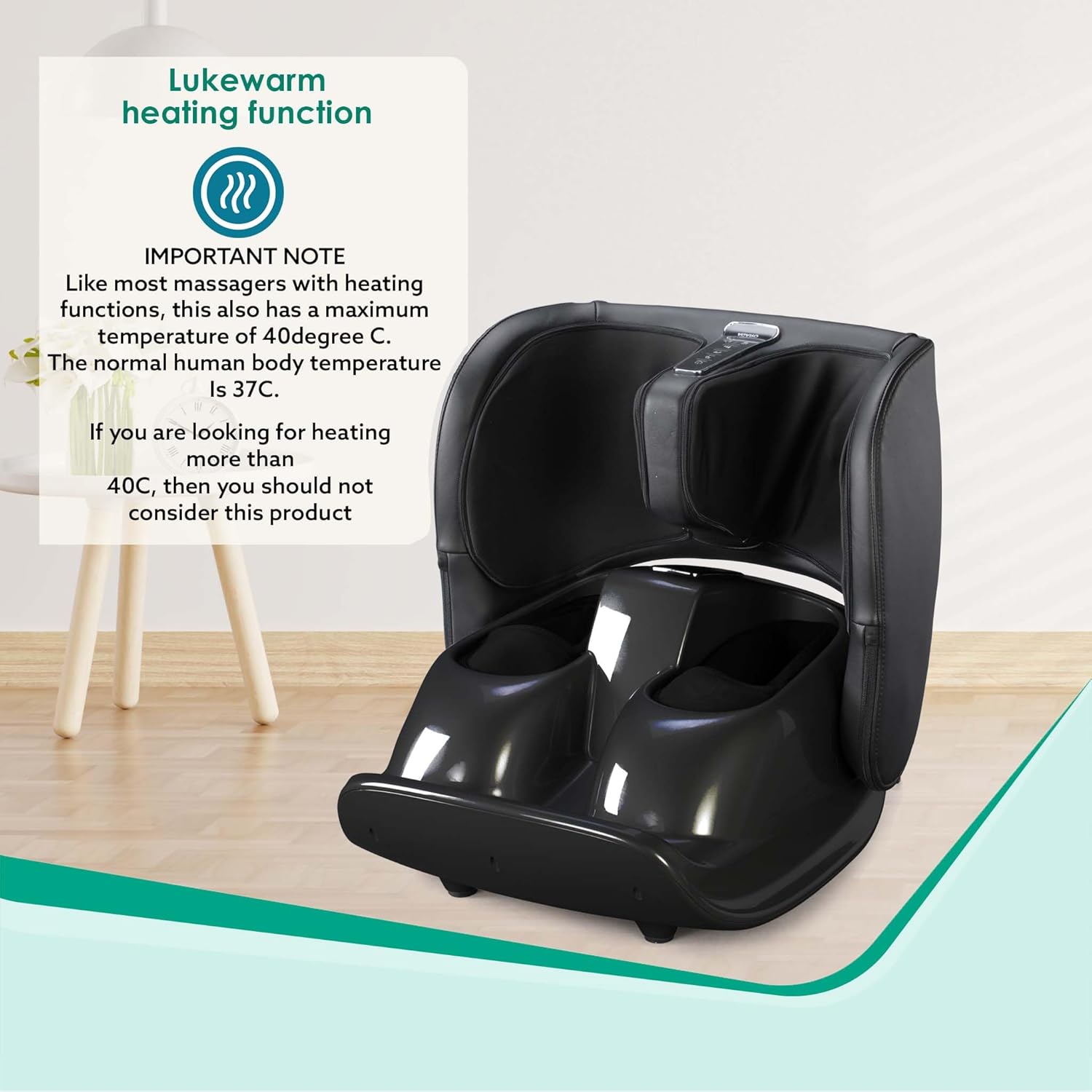 AGARO Smart Foldable Foot & Calf Massager with Air Compression, Kneading, Rolling, Vibration, Mild Heat, 2-in-1 Foldable for foot or Foot & Calf, Adjustable pressure & Vibration, Men, Women, Home Use AGARO Smart Foldable Foot & Calf Massager with Air Compression, Kneading, Rolling, Vibration, Mild Heat, 2-in-1 Foldable for foot or Foot & Calf, Adjustable pressure & Vibration, Men, Women, Home Use