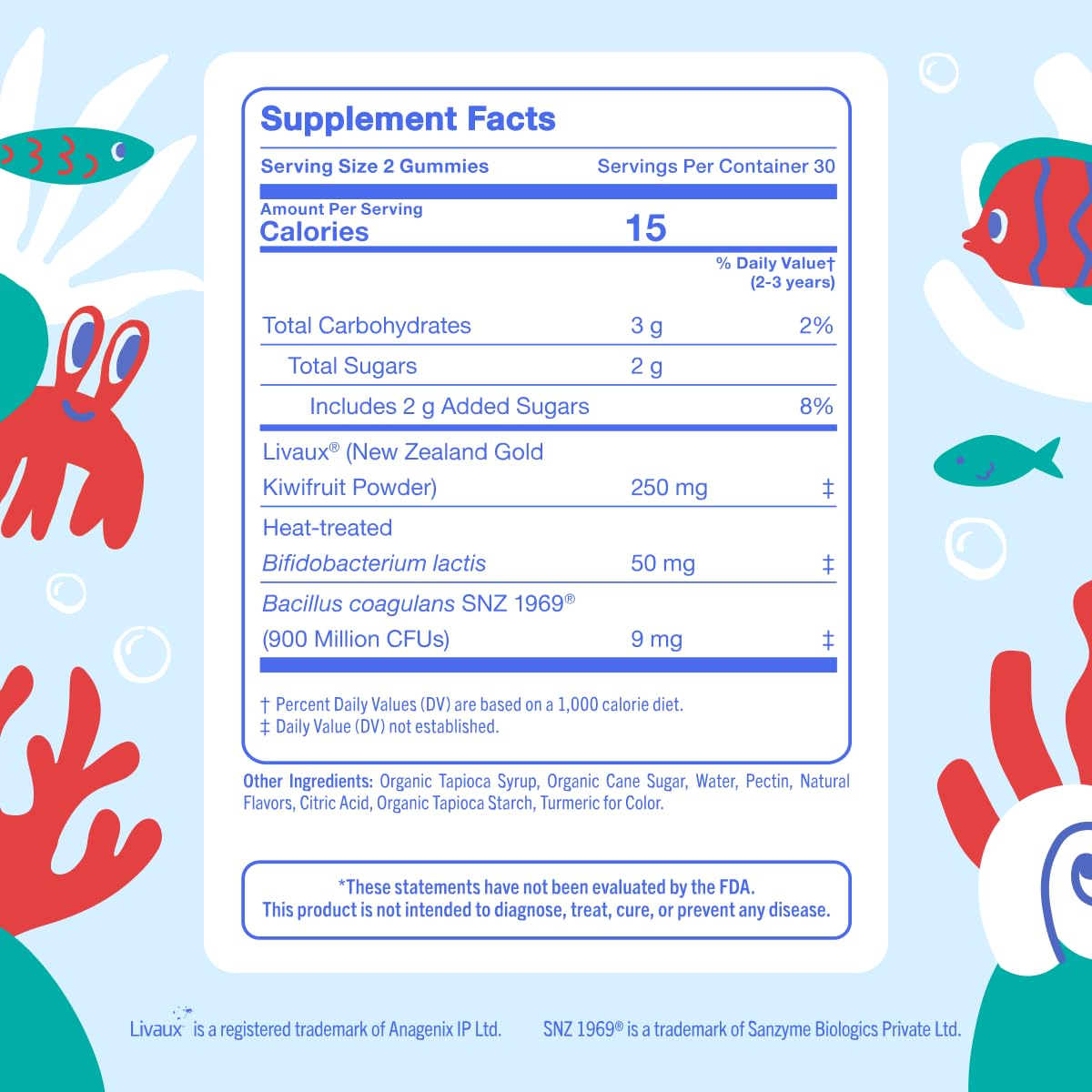 FIRST DAY Toddler Probiotic Gummies Ages 2-3, 3-in-1, Kiwi Flavor, 60ct — Amazon image 3