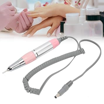 Metal Nail Art Grinding & Polishing Pen - Replacement Handpiece for Nail Drill Machine