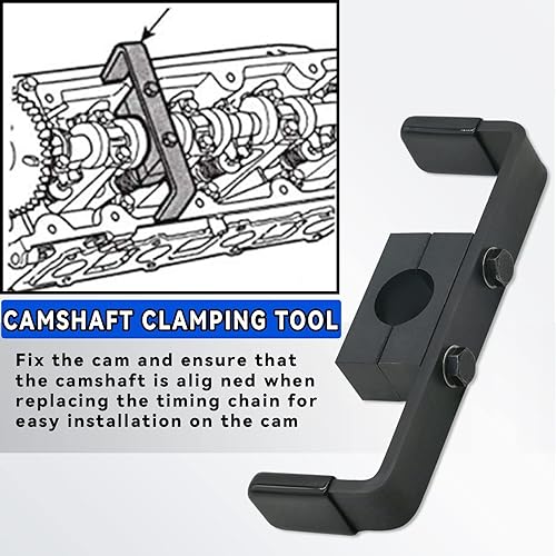 Miniatura 4 de Posicionamiento del cigüeñal con kit de herramientas de sujeción del árbol de levas (2+1) compatible con Ford Serie F 1997-2002, Econoline