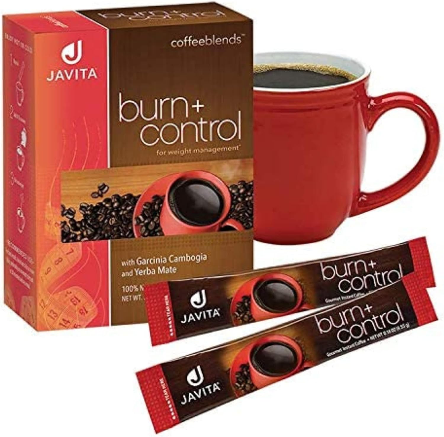 Javita Burn + Control Instant Coffee Weight Management Herbs