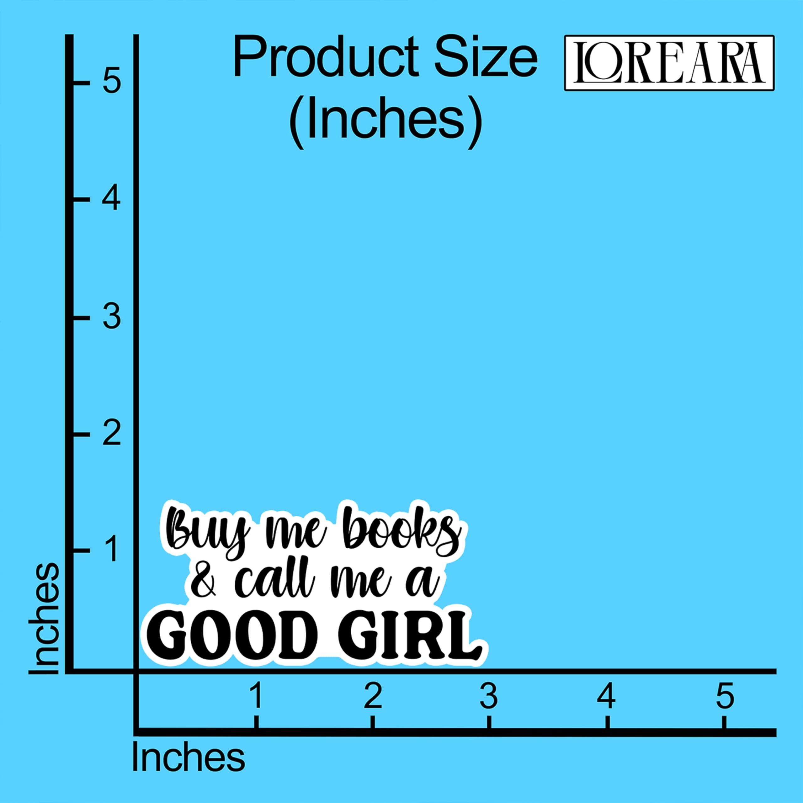 Buy Me Books and Call Me A Good Girl - Adesivi per amanti dei libri, impermeabili, in vinile, per notebook, Kindle, borraccia, custodia del telefono, dimensioni 7,6 x 3,6 cm, 3 pezzi