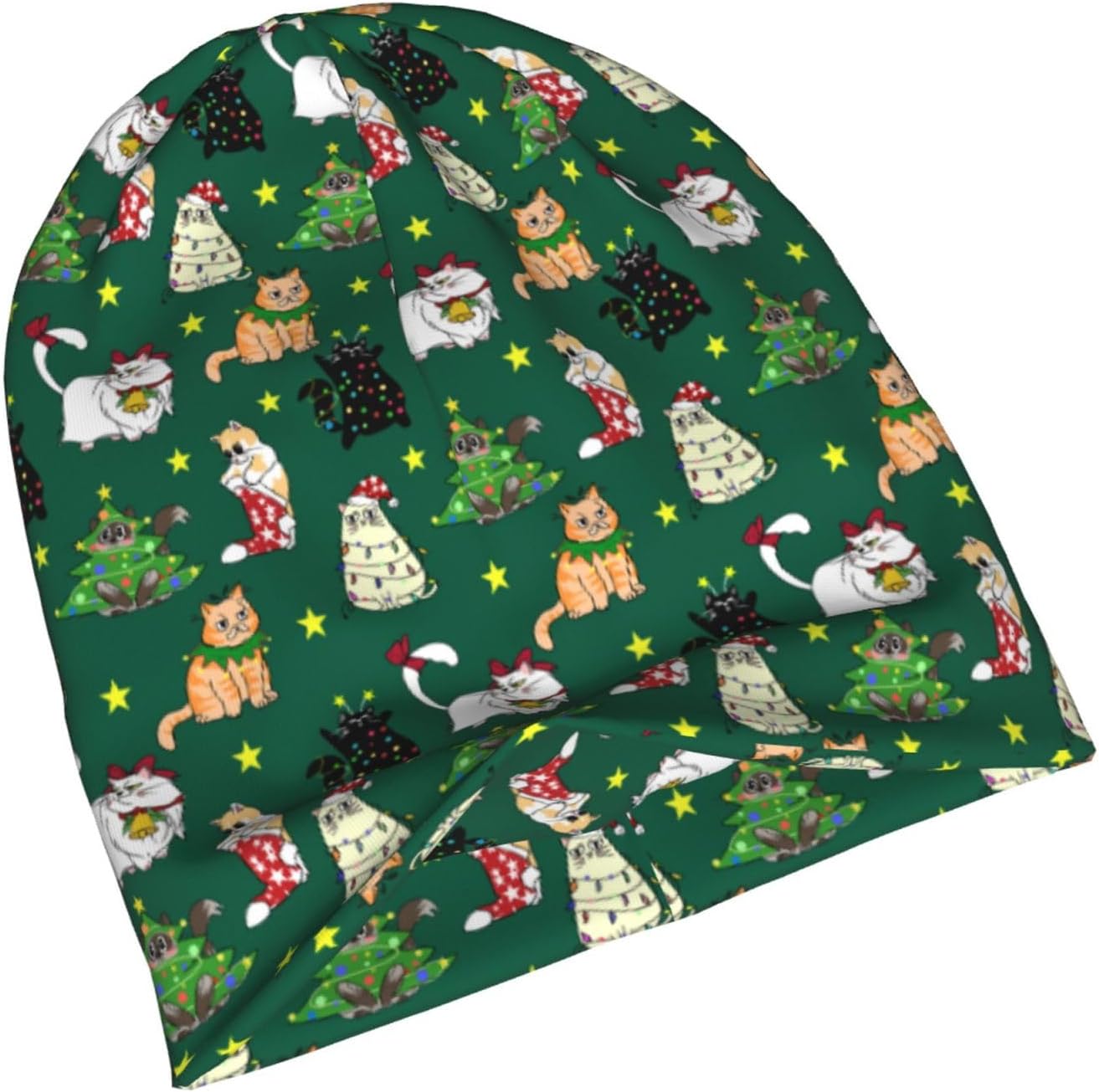 Beanie Hat Skull Cap Chemo Hat Slouchy Cap Headwear Stretch Knitted Hats - Image 2