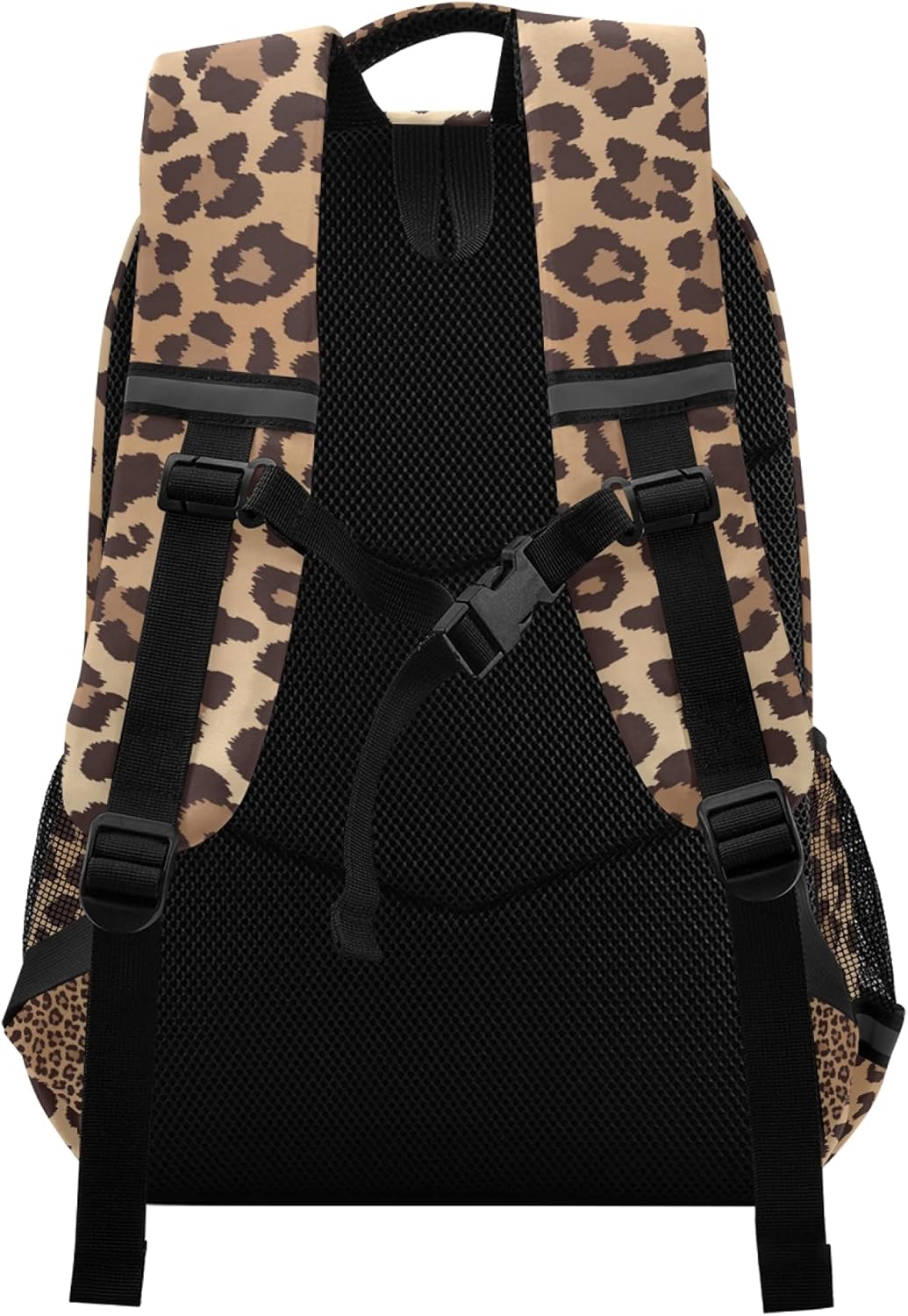 Leopard Cheetah Print Backpack Laptop School Book Bag Lightweight Daypack for Men Women Teens Kids - Image 2