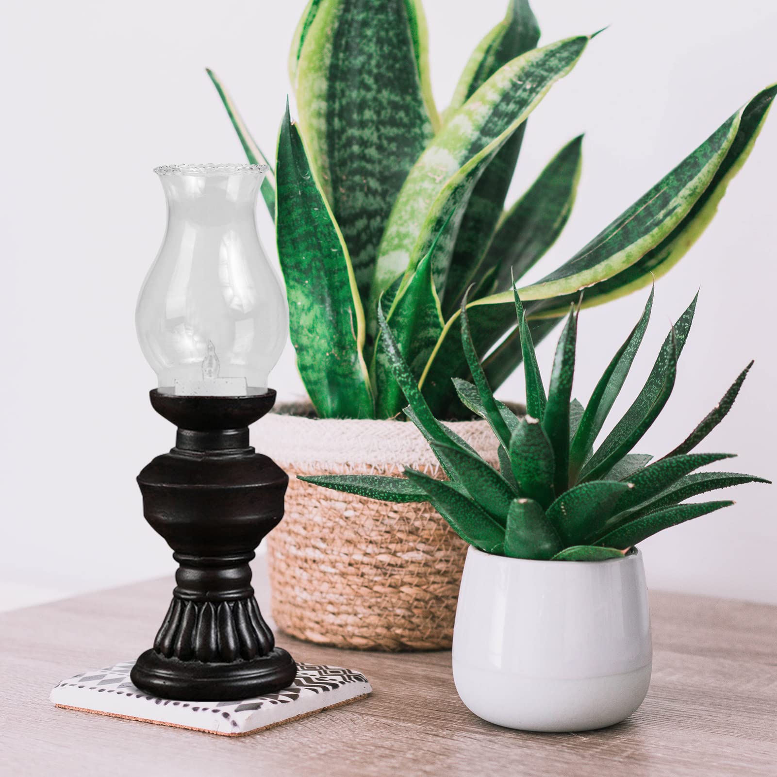 A-4 -Lampe à Gaz Globe En Verre, Abat Jour En Verre, Lampe D'atmosphère Extérieure, Lampe De