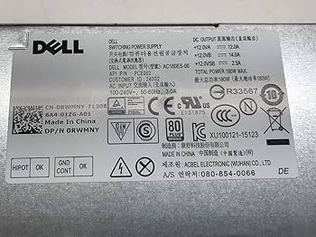 sk　dlo1 us9.5 270mm Amazon.com: Dell 180W SFF Power Supply RWMNY 5XV5K WYX72
