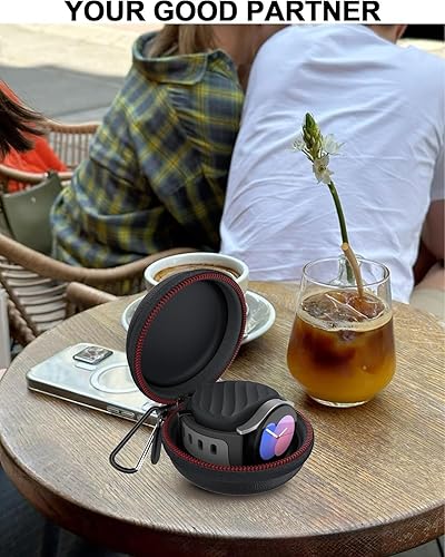 Miniatura 7 de Soporte para cargador para Galaxy Watch 7/6, bolsa de transporte portátil de viaje EMallee funda protectora de almacenamiento y cargador USB-C para