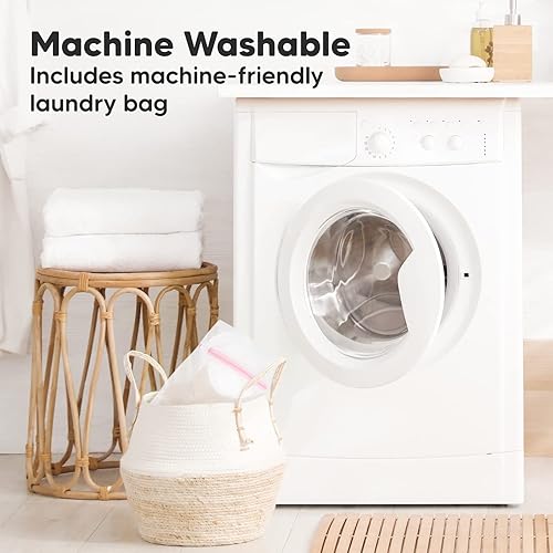 Vista 116 de Almohadillas de lactancia de viscosa de bambú orgánico, 14 almohadillas lavables para lactancia materna, bolsa de lavado, reutilizables