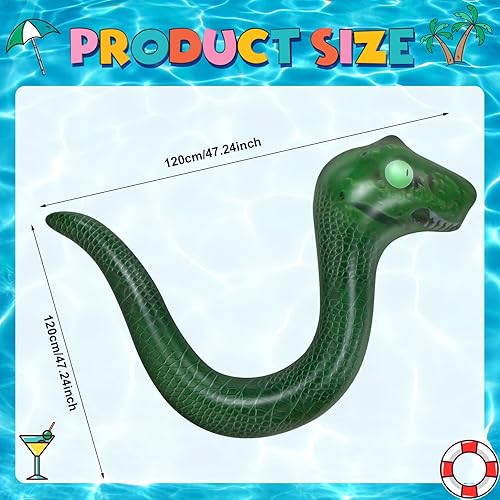 Miniatura 7 de Meooeck Paquete de 2 fideos inflables de natación de animales, flamenco, unicornio, agua, flotantes, fideos inflables para piscina, flamenco,