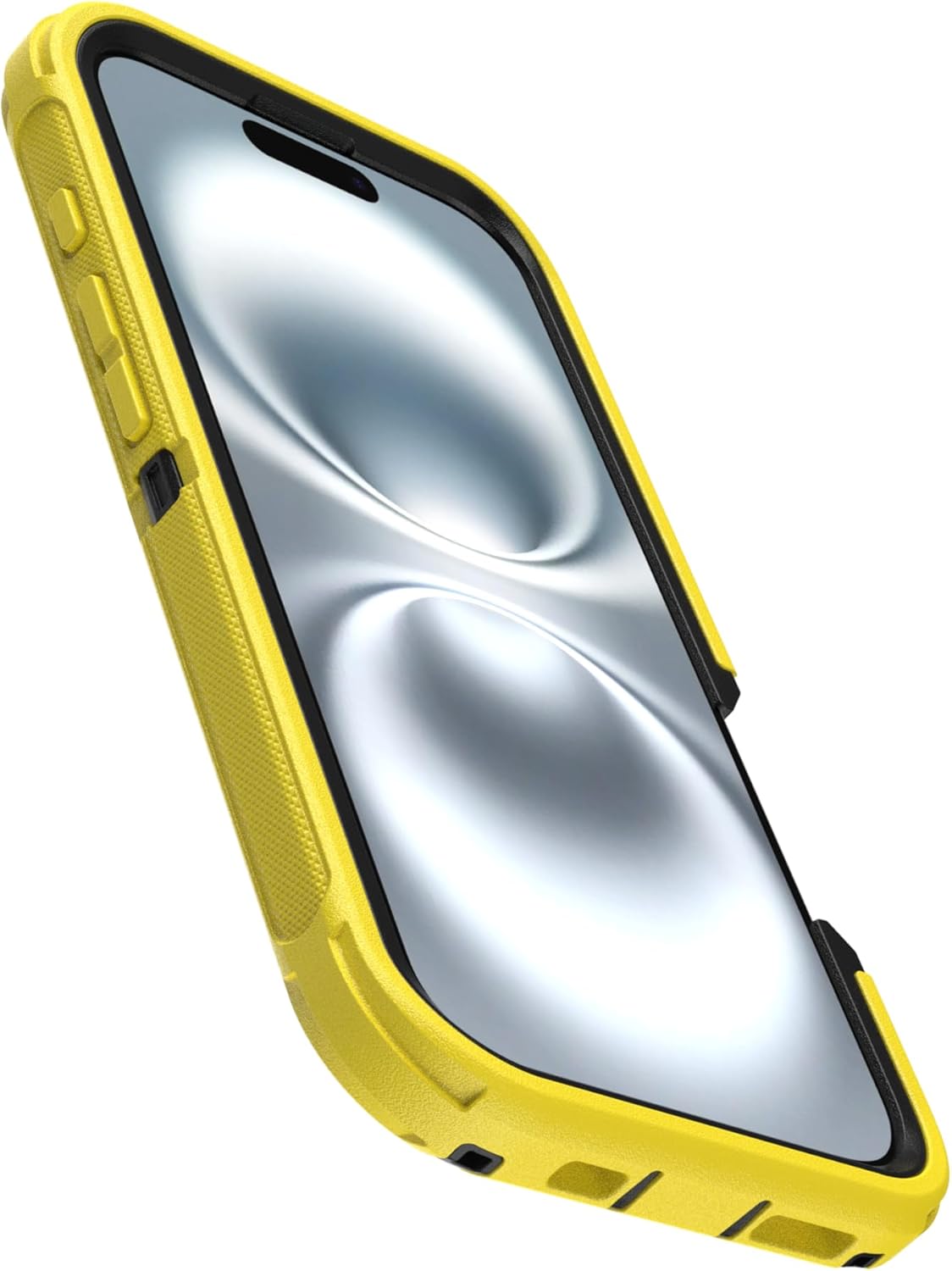 OtterBox iPhone 16 (Only) - Defender Series MagSafe Case - Night Reverse (Yellow & Black) - Case Only - Built-in Magnets - Screenless - Rugged & Durable - with Port Protection - Image 3