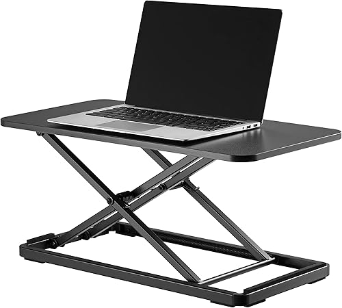 Miniatura 2 de Mount Plus KBT10 - Soporte ultradelgado para laptop, teclado y mouse de 24 pulgadas, elevador ajustable para escritorios de pie  Eleva hasta 15.6