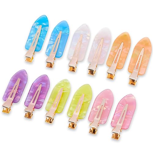 Pinzas para el cabello sin arrugas, sin dobleces, antideslizantes, para peinado, clips planos para maquillaje, accesorios para el cabello para