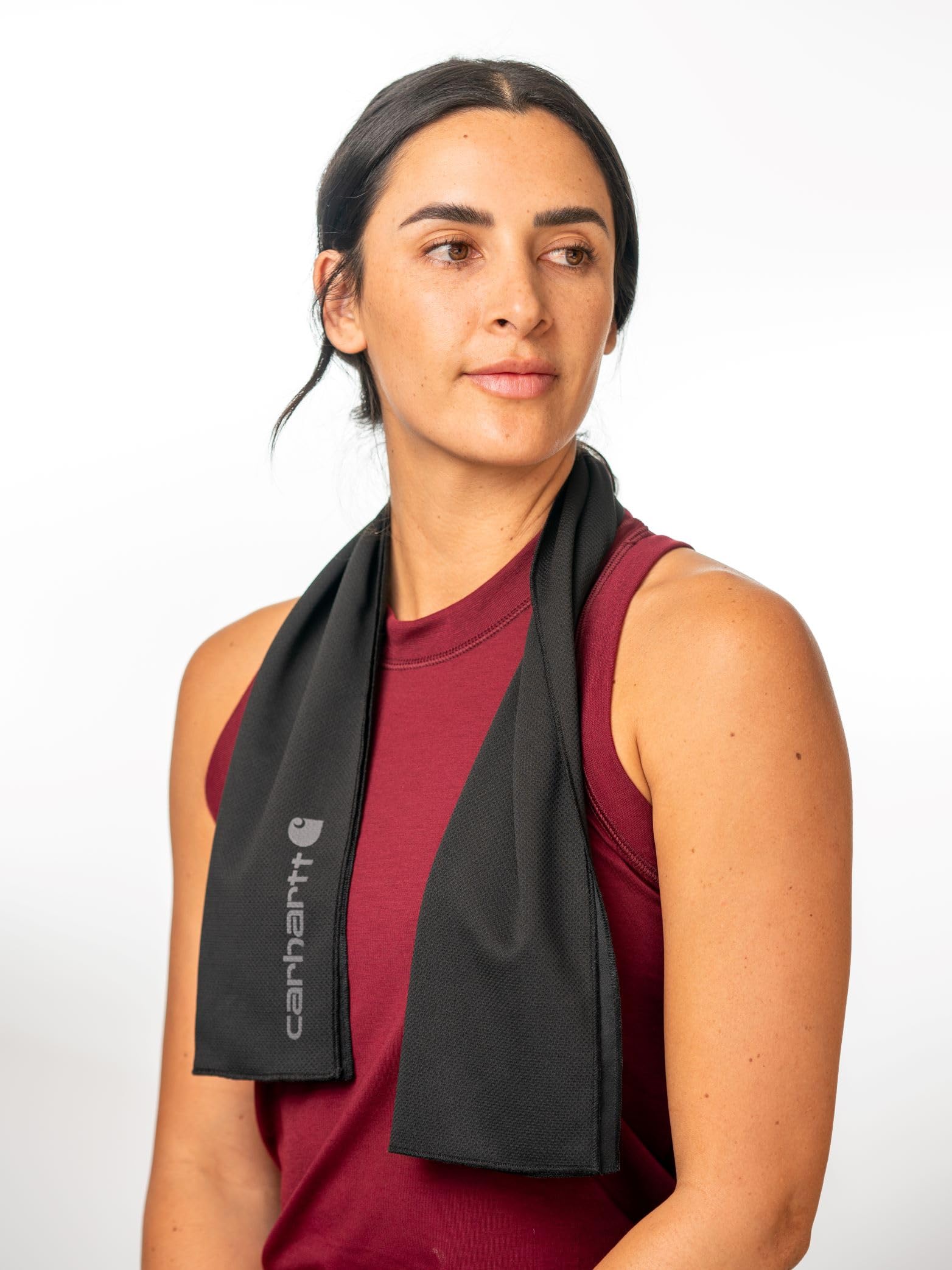 Carhartt UP0234U Force Sun Defender™ Serviette rafraîchissante en Maille pour Homme, Noir, Taille Unique