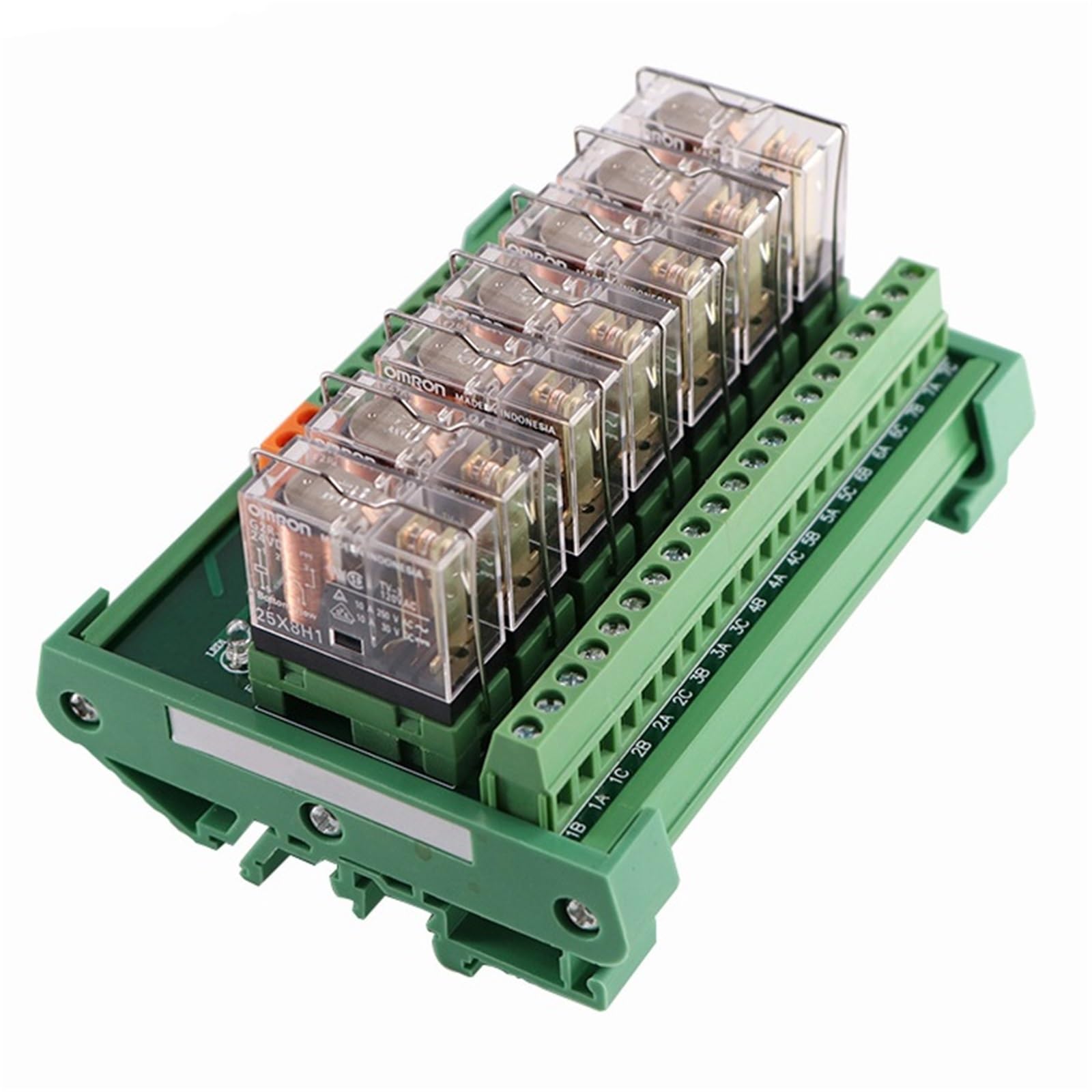 Módulo de relé de 16 canales 1NO+1NC compatible con cc 12V 24V PNP/NPN(1NO1NC 24V16Channels)