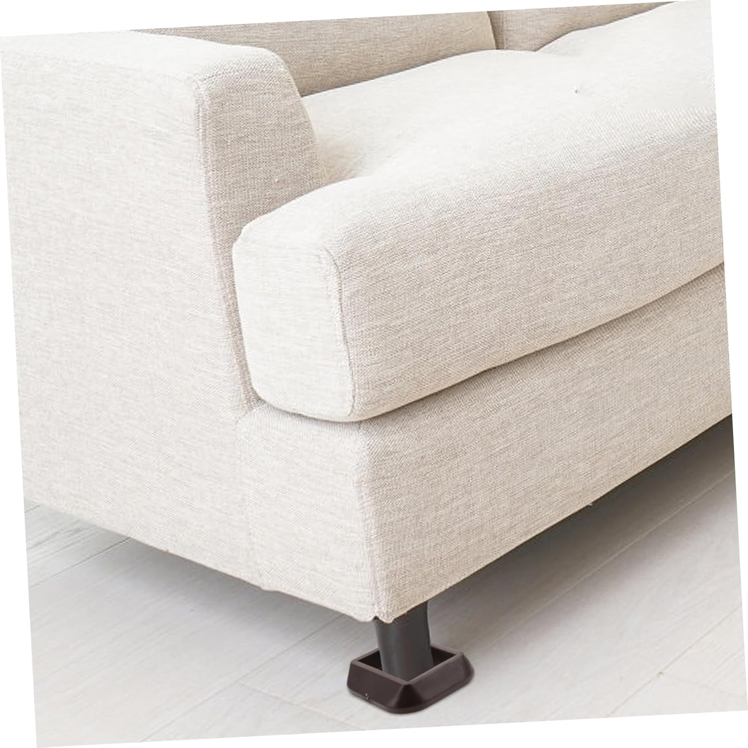 Homoyoyo 8pcs Furniture Leg Pads Non Slip Frame Gripper for Hardwood Floors Sofa Chair Table Furniture Legs Floor Protectors