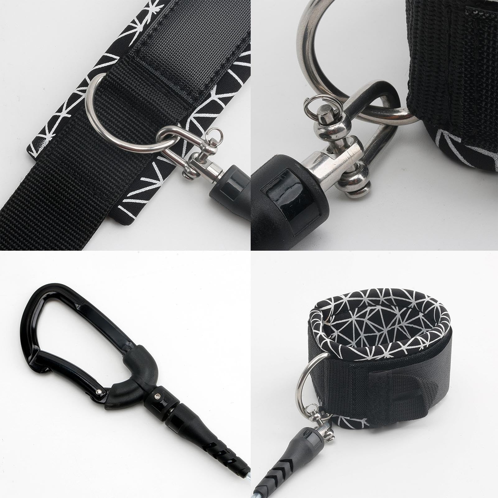 Longe de plongée en apnée, Longe pour l'apnée, Corde d'apnée | Robuste pour Natation en Plein air, Corde de sécurité de plongée de lanière de sécurité de pour la sous-Marine en