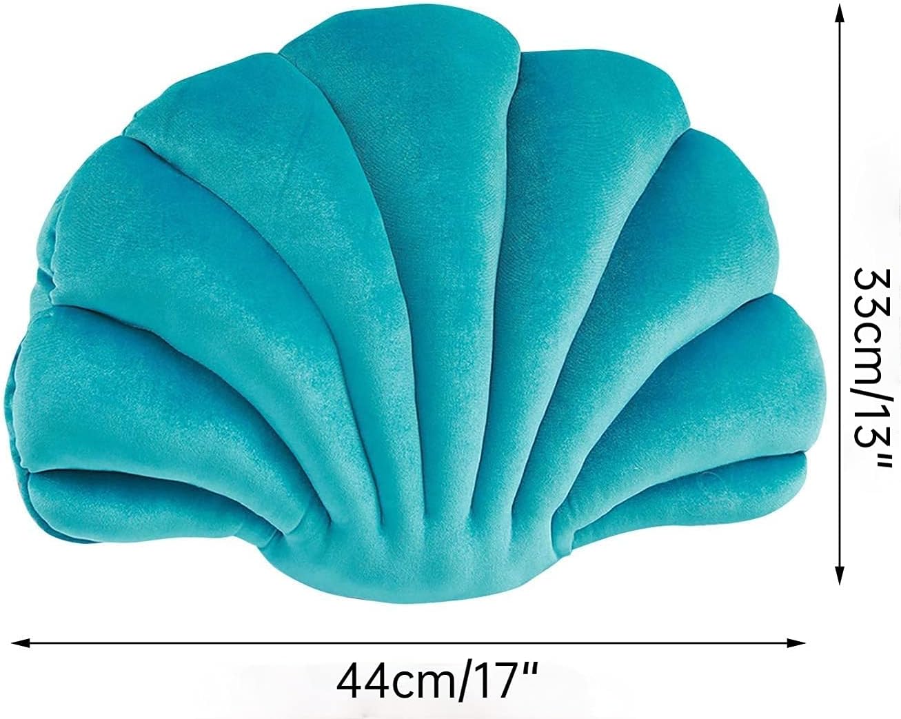 Fay Bless Seashell Throw Pillows for Couch,Outdoor Throw Pillows for Bed Pillows Decorative Throw Pillows for Patio Furniture Sea Princess (White,M)