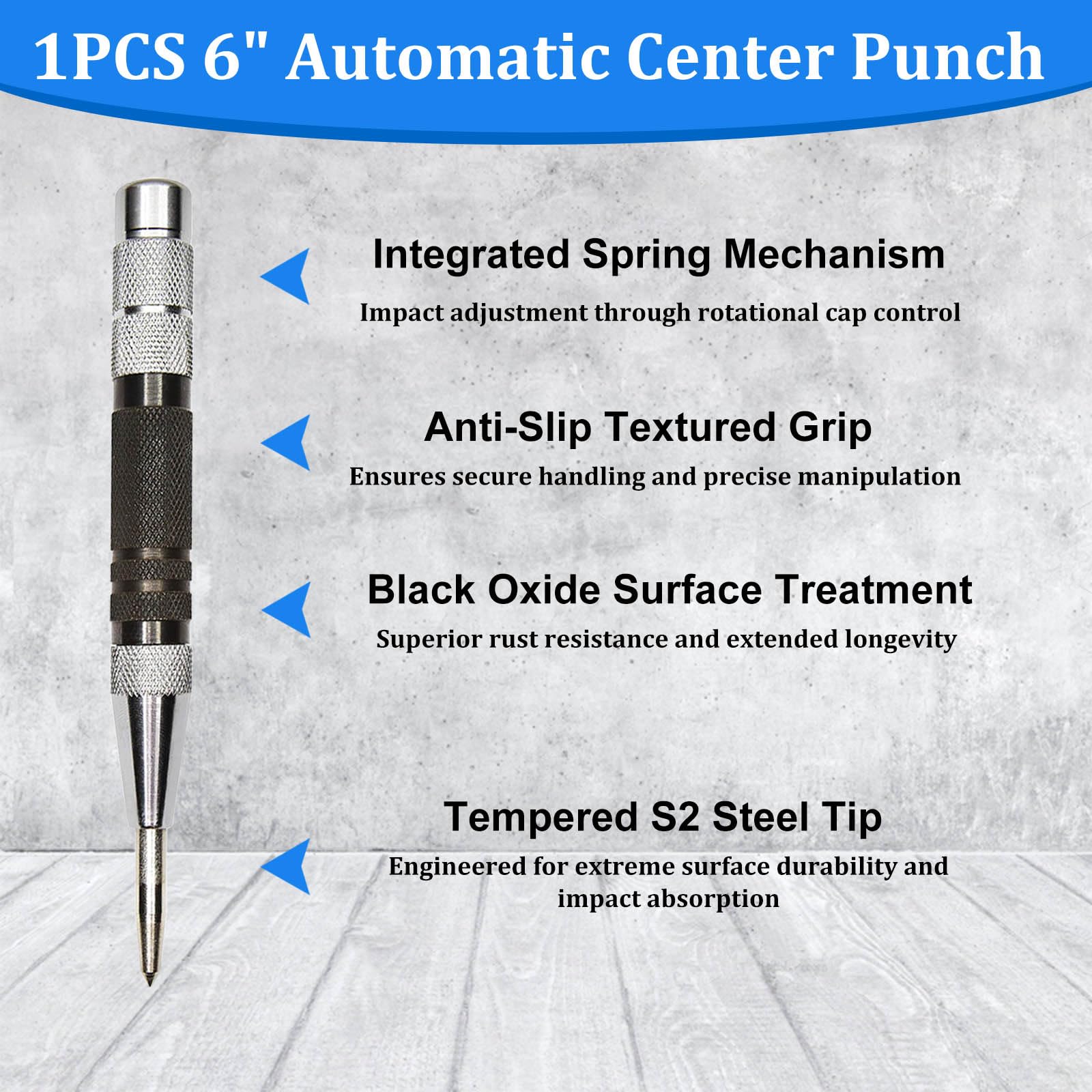 Automatic Center Punches - 3 Pack, FREE SHIPPING -7