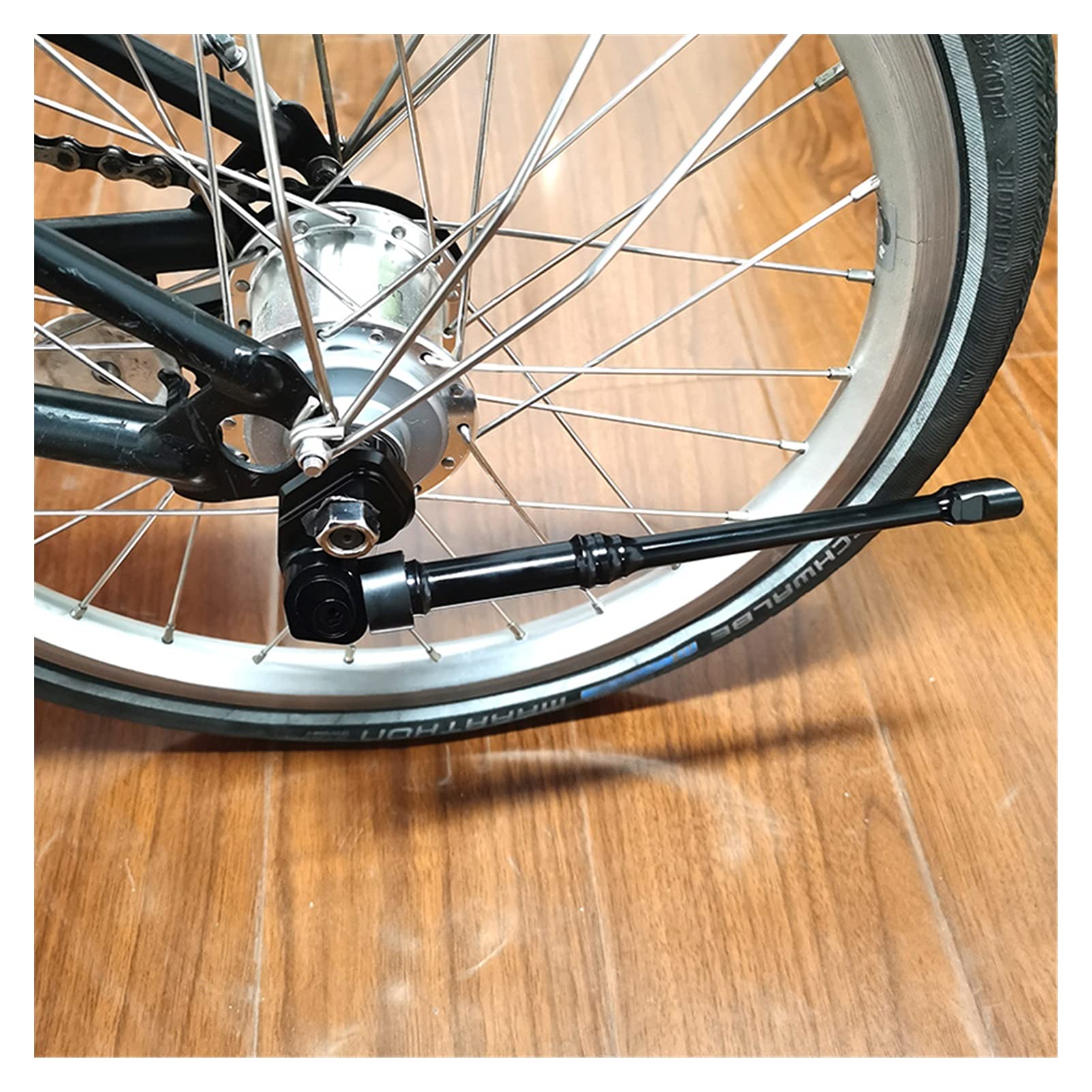 Pata De Cabra para Bicicleta,Pata Bicicleta Ultraligero 91g Bicicleta Bicicleta Plegable Bicicleta Aluminio