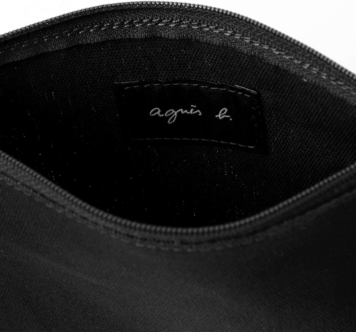 [アニエスベー ボヤージュ] agnesb.VOYAGE コスメポーチ 化粧ポーチ コットン GO03-05 (ブラック) 1個 (x 1)