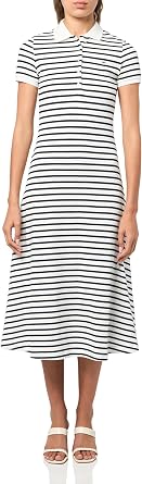 Tommy Jeans Womens Casual Maxi Polo Dress with Logo Detail