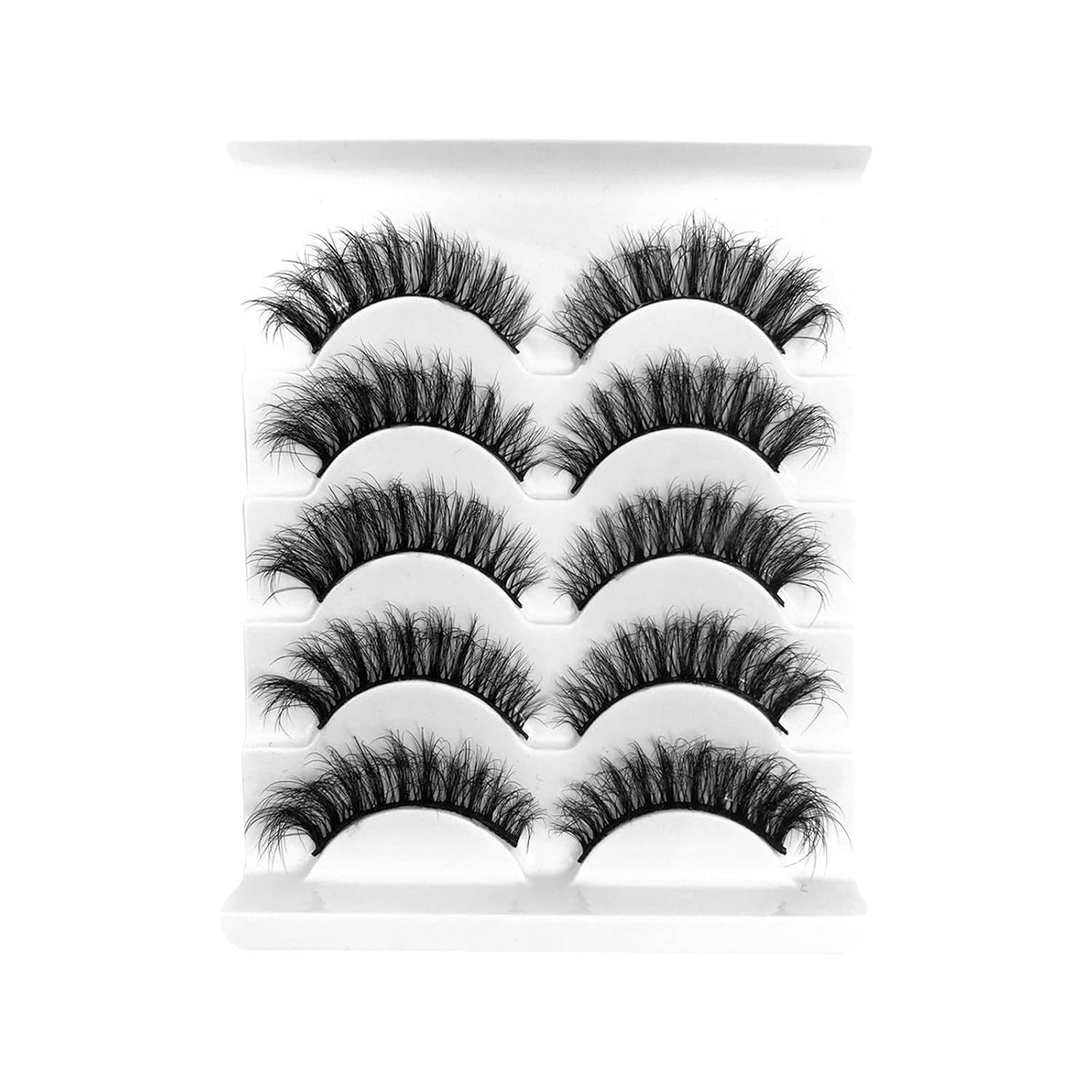 Eyelash Kits for Starters 8D Multipack Fake Style Lashes Faux Mink Lashes Pack Eyelashes 10 False Pairs Volume