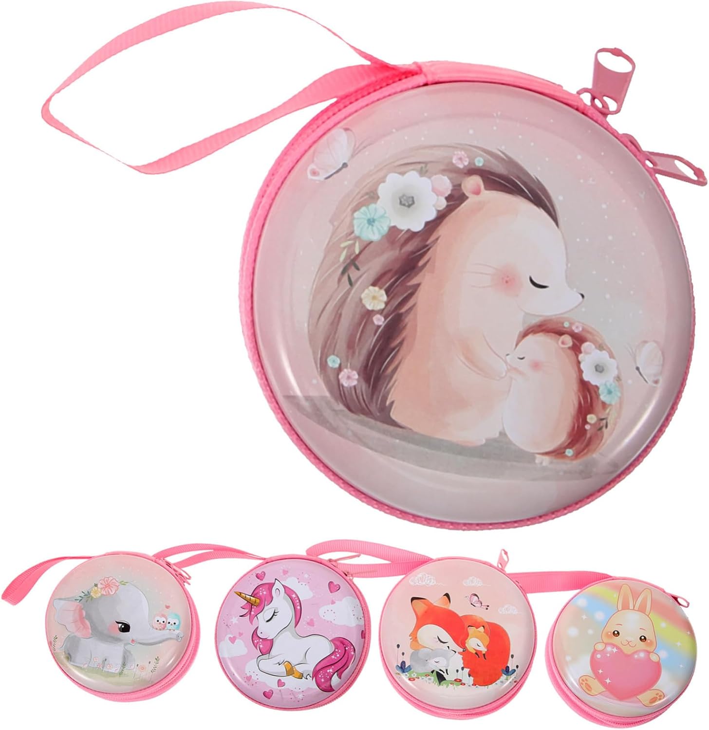 4sets Kindergarten Box Wallet Bag Dice Pencil Case Cute Clothing Boxes for Boxes Change Purse for Keychain Hanging Coin Purse Decor Round Coin Purse Iron Sheet 5pcs*4(5)