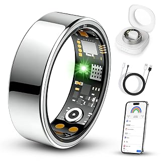 Benio Gen4 Smart Ring,2026 Upgraded,Smart Health Ring for Women Men Fitness Tracker with Heart Rate,Blood Oxygen,Sleep Monitoring,Step Counting,No Subscription - Amazon product rated Grade A