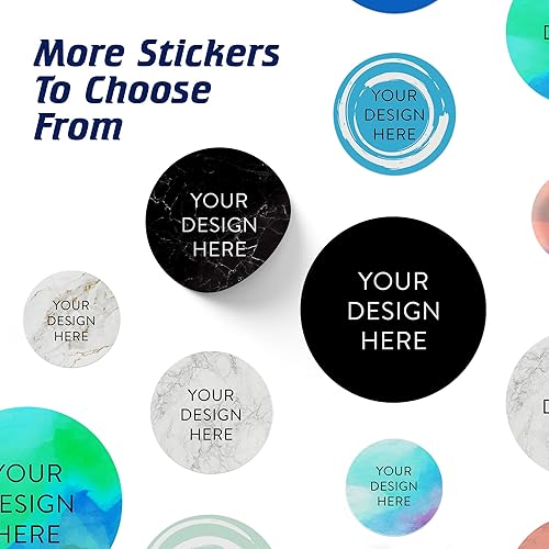 Vista 186 de DayStar Custom Signs & Design - 100 adhesivos de vinilo personalizables, con texto, imagen, diseño y logotipo; adhesivos para logotipo de embalaje
