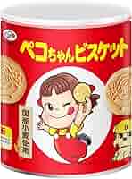 Amazon.co.jp: 不二家 ペコちゃんビスケット保存缶 100g : 食品