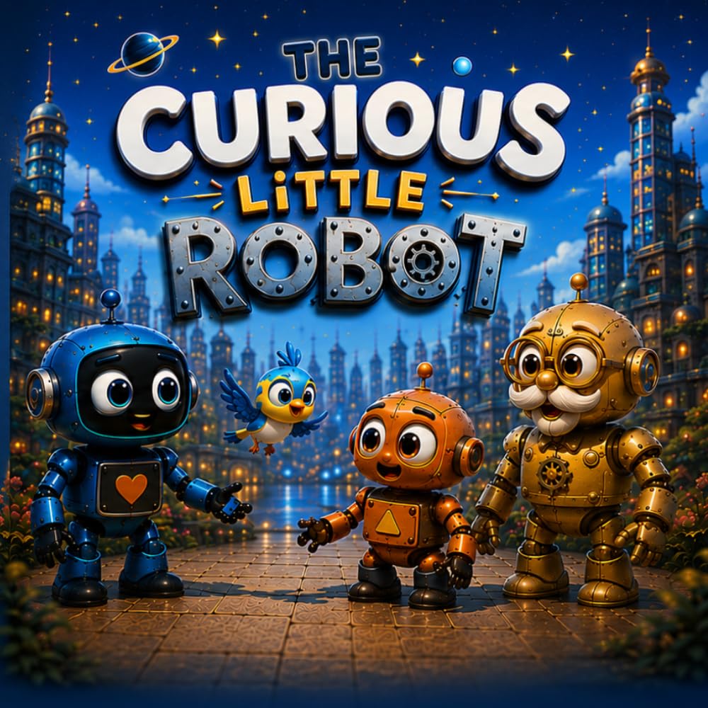 The Curious Little Robot: A Fun Adventure About Curiosity, Learning, and Discovering New Things (Bolt's Big Adventures)