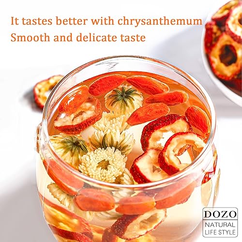 Miniatura 5 de DOZO Bayas de espino seco Té de bayas de espino 8.46 oz/240 g rebanadas de espino Shanzha