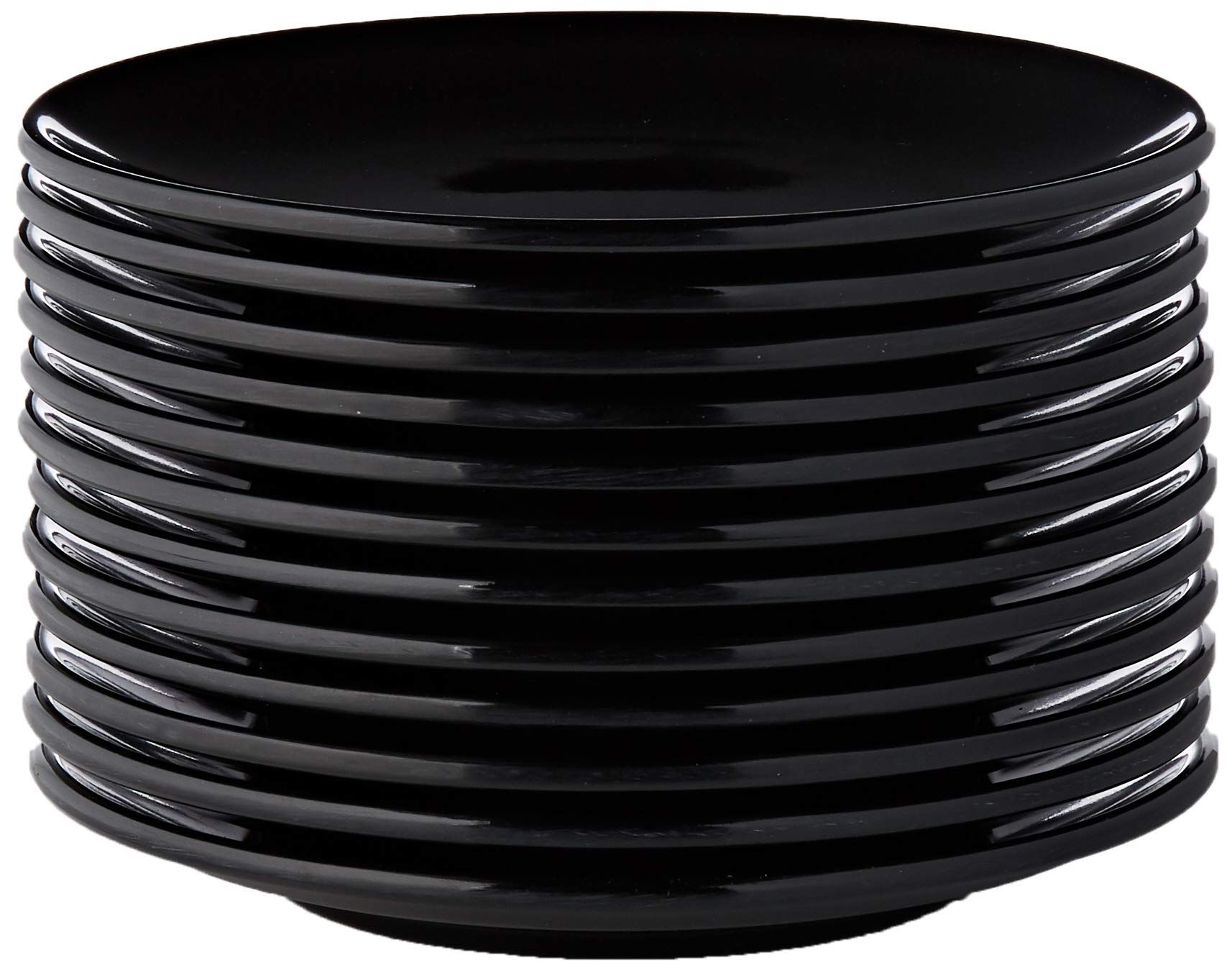 García de Pou 197.11 Plato, 15.3 cm, Set de 12, Negro
