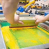 Vista 6 de Caydo 2 marcos de impresión de pantalla de seda de aluminio de 24 x 20 pulgadas con malla 160 para serigrafía