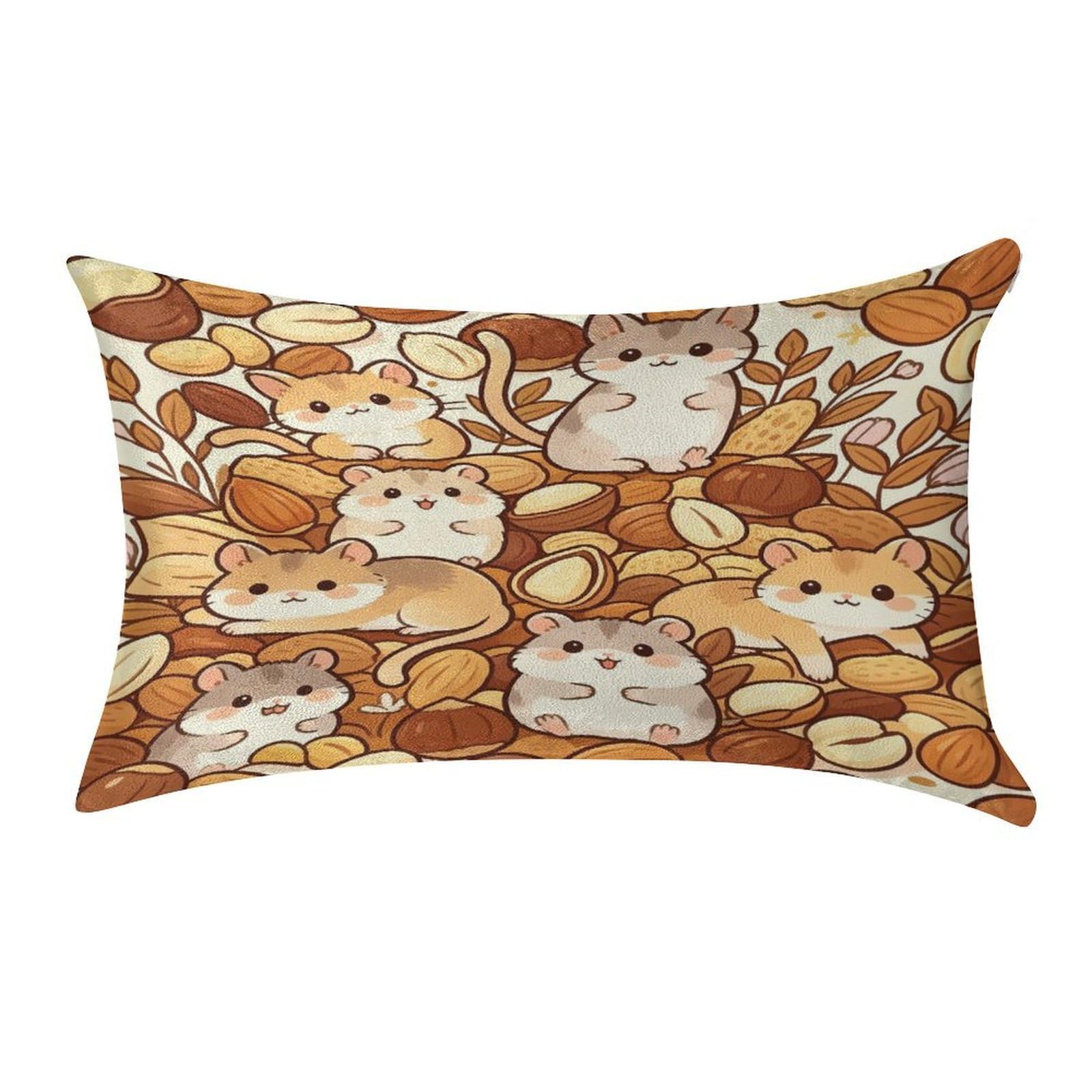 Fekiloot Style Cute Little Hamster Pillow Covers Home Decor Pillow Cases