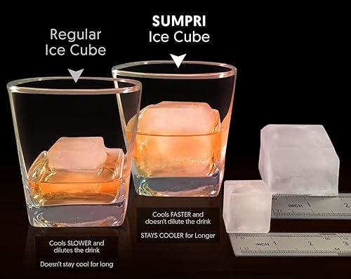 Miniatura 9 de SUMPRI cubeteras de tamaño grande y de elaboración de hielo esférico Novedad Molde de silicona con tapa para hielo redondo para hielo infusionado o