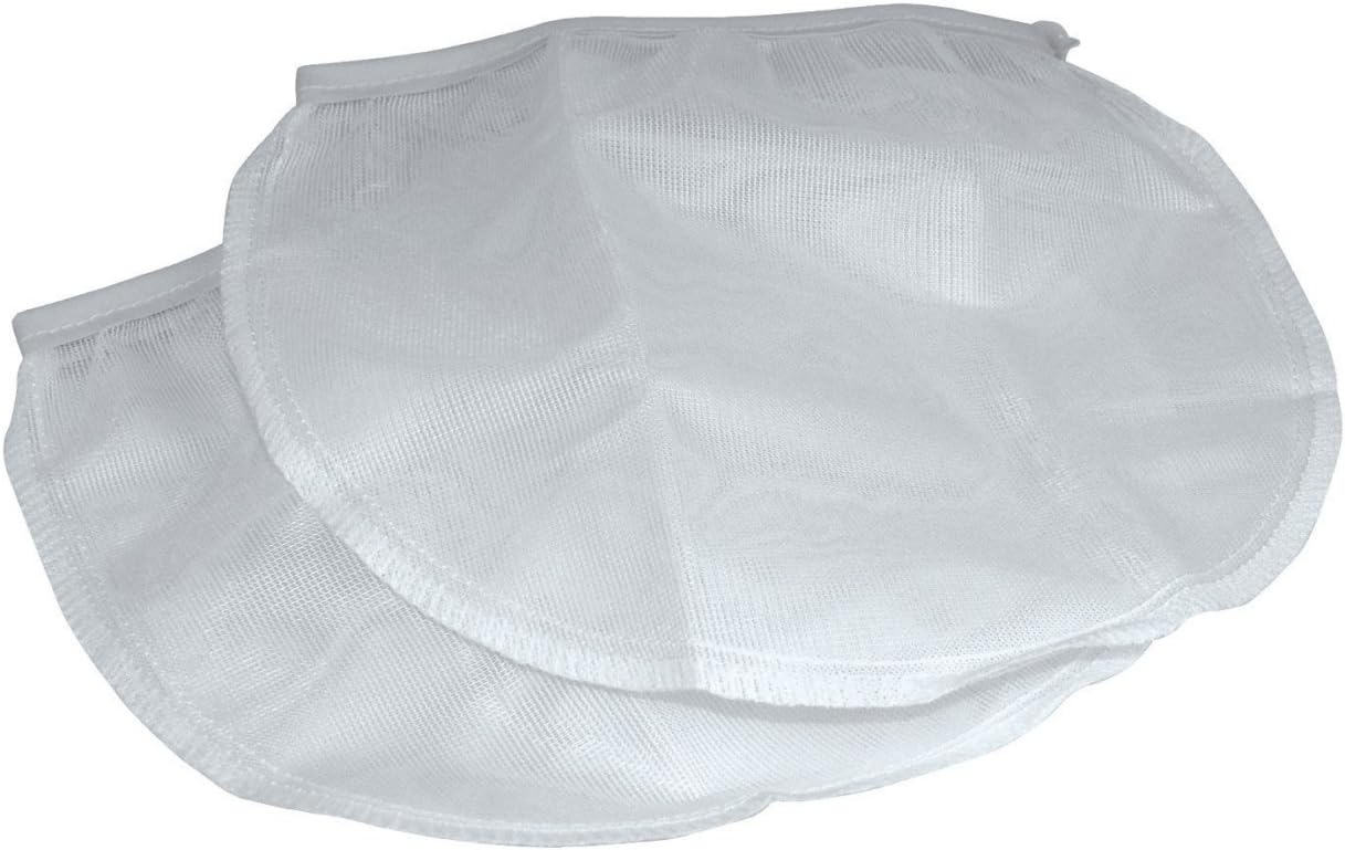 Mirro 9665000A 2-Count Canning Accessories Jelly Strainer Elastic Banded Bags Cookware, White