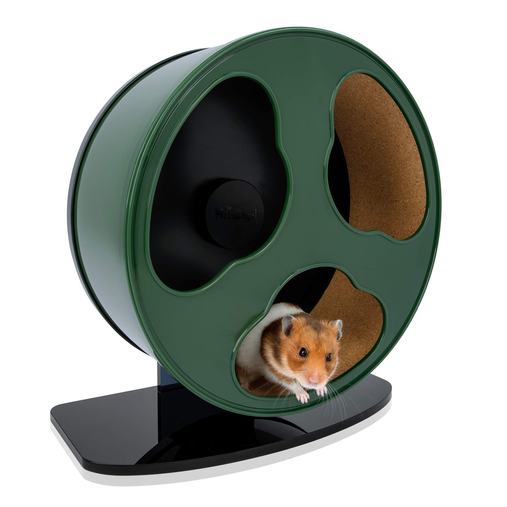 Niteangel Quiet Hamster Exercise Wheel - Clouds Series Hamster Running Wheels for Dwarf Syrian Hamst