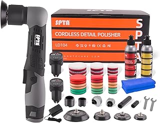 SPTA Akku Mini Auto 12V Kratzer Killer Auto RO/DA Akku mit zum , Schleifen und Reinigen
