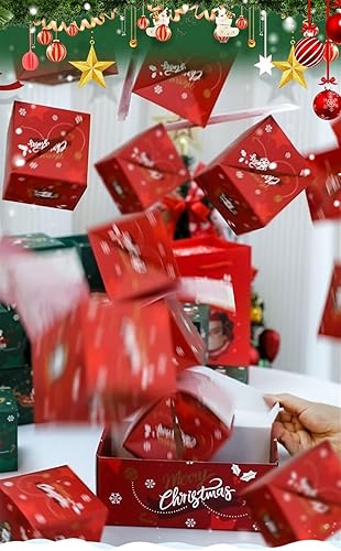 Miniatura 4 de Surprise Box Gift Box for Money, Caja de Regalo Sorpresa Navidad, Seeroze Surprise Gift Money Box Christmas, Seeroze Birthday Gift Box, Autumn Stake