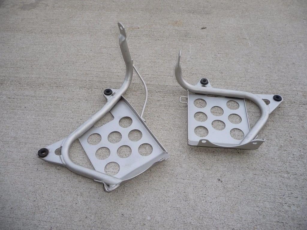 vitos performance Banshee Factory nerfs OEM nerf Bars Heel Guards Left Right Silver - Used
