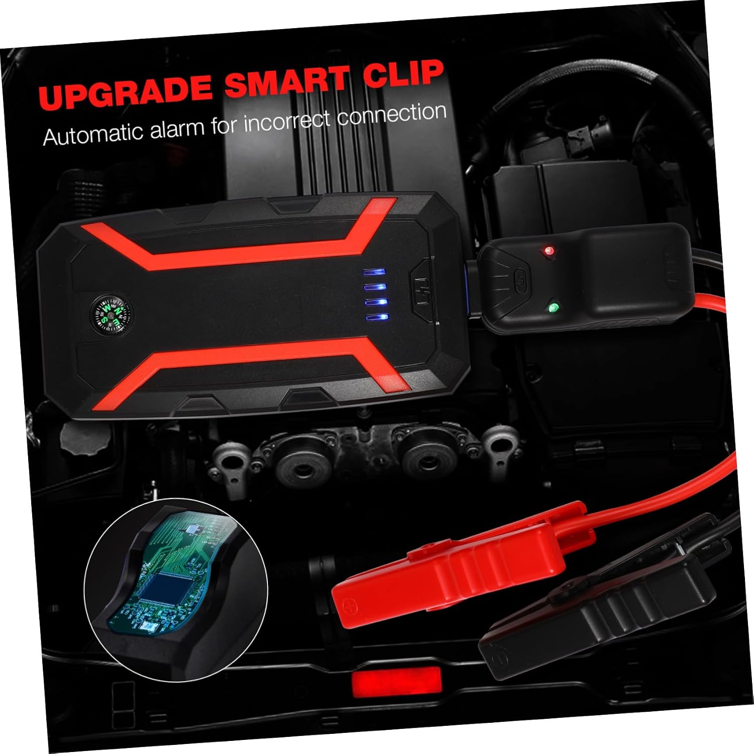 Ciieeo Car Battery Fast Charging High Capacity Power Bank Emergency Automotive Starting Device Portable and Lightweight for Cars Suvs and Trucks