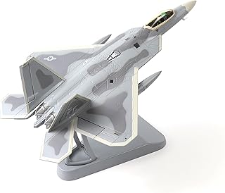 NUOTIE Classic USA F22 Raptor Fighter Attack Pre-Build Model 1:72 Aircraft Alloy Diecast Airplane Military Display Model Aircraft for Collection or Gift (FF 27th FS)