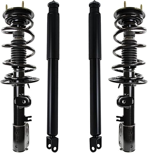 Miniatura 42 de Detroit Axle - Kit de amortiguadores de 4 puntales para Ford Escape 14-19, 2 puntales delanteros con resorte helicoidal 2 amortiguadores traseros