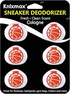 Knixmax Versatile Deodorizer Balls for Shoes Gym Bags Home Freshener for Closets Lockers Odor Eater Eliminate Unpleasant Scent Cologne Basketball