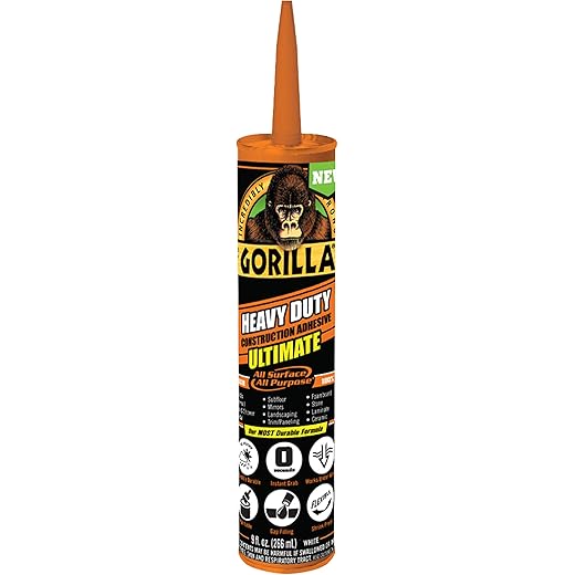 Gorilla Ultimate Construction Adhesive, 1-Pack