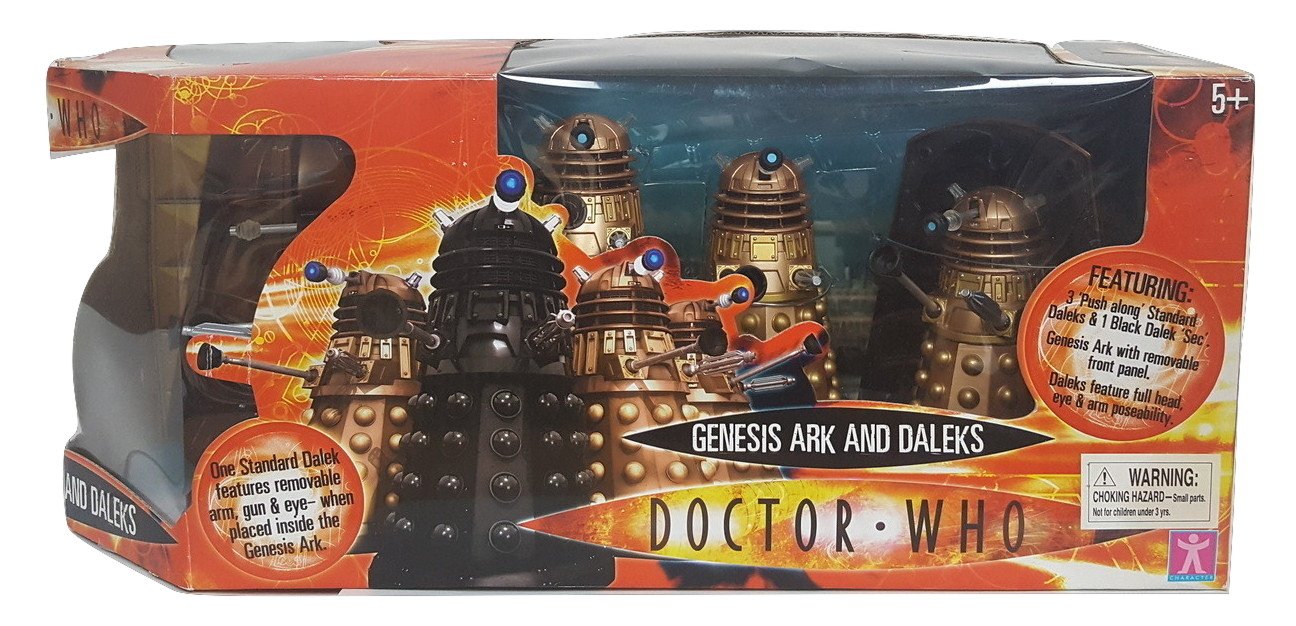 Doctor Who Genesis Ark and Daleks フィギュア Doctor Who - Genesis Ark Set (4 Daleks Plus Ark) : Amazon.co.uk