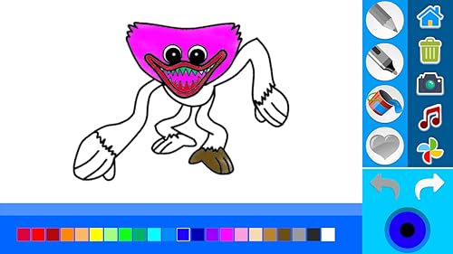 Poppy Huggy Wuggy Playtime Coloring Book